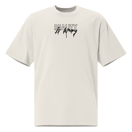 Reality Is Wrong Oversized Tee - Off White